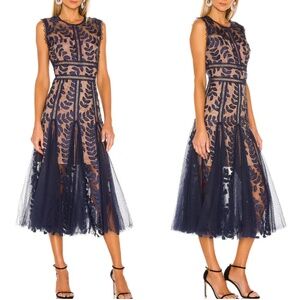 Bronx and Banco | Dresses | Best Bronx And Banco Saba Midi Dress Navynude |  Poshmark